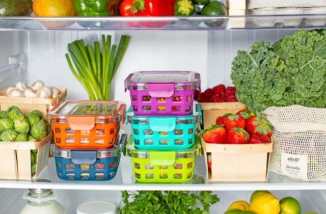 frigo aliments tupperware